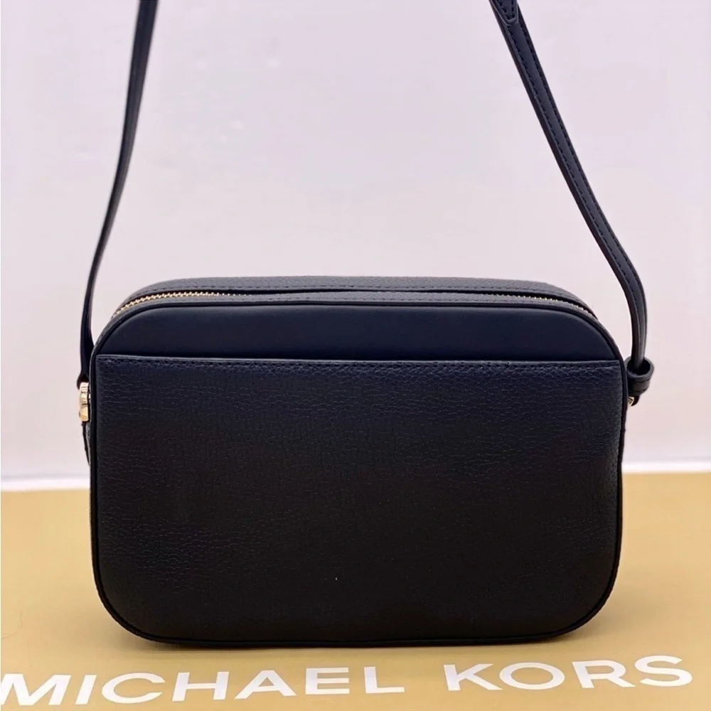 Michael Kors EW Zip Chain Crossbody Bag Black